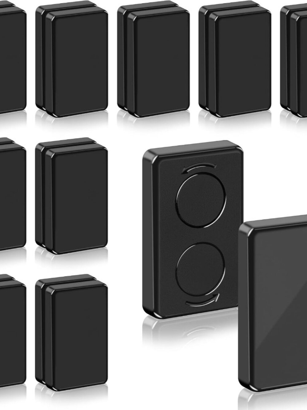 18 Pcs Outdoor Curtain Weights, Heavy Curtain Magnets, Waterproof-Black
